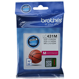 Brother LC431M Magenta Ink Cartridge, 200 Pages.